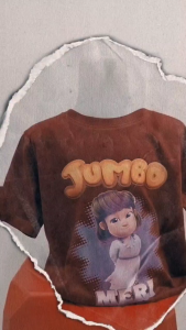 KAOS ANAK FILM JUMBO KARAKTER MERI TSHIRT FILM ANIMASI JUMBO VIRAL TERBARU ANAK COWOK CEWEK