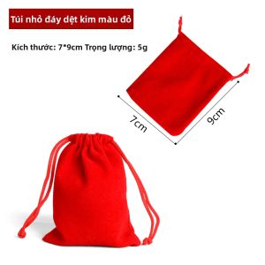 Túi Vải Nhung Đựng Đồ Trang Sức Có Dây Rút Túi Vải Nhung Nhỏ Cho Đồ Chơi Văn Hóa Và Phụ Kiện Thời Trang Mới