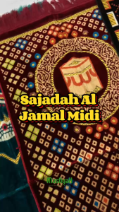 (10 PCS) Sajadah Tanggung AL JAMAL MIDI Sajadah Midi Sajadah Oleh-oleh Haji Umrah Sajadah Traveling Sajadah Souvenir