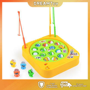 DREAMToy Mainan Pancingan Ikan Baterai Fishing Game Baby Shark Fishing