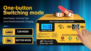 BOLAIMEI Charger Aki Mobil Motor 250W 12V/24V 150AH - BLM-CDQ-628 - Yellow