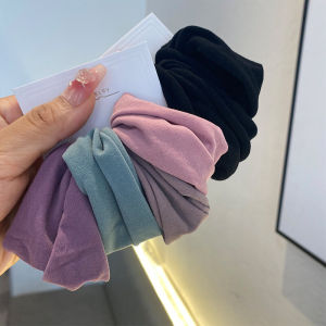 ยางรัดผมแบบหนาและนุ่มสำหรับผู้หญิง ยางรัดผมสไตล์เกาหลี ยางรัดผมสำหรับหางม้า ยางรัดผมสำหรับผู้หญิง