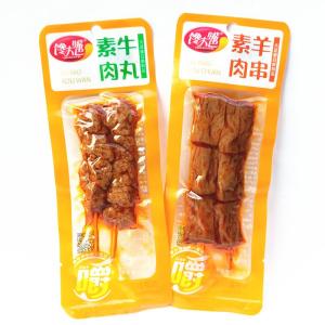 Spicy Fried Tofu Balls And Skewers Snacks in Bag Puffed Soy Products from Hunan Province ZaoDongXiong Brand Leisure Bites