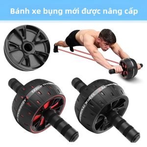 ABS Bánh Xe Tập Luyện Con Lăn Lớn Thiết Bị Tập Thể Dục Cho Core Tập Luyện Sức Mạnh Bụng Tập Gym Tại Nhà Tập Thể Hình Xây Dựng Cơ Bắp Cho Nam Và Nữ