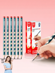 MPRINCE | Non-toxic Customizable Posture Correcting Triangle Pencil for Beginners