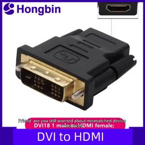DVI(18 1) Male to HDMI FemaleCompatible Adapter High Definition Digital Video Interface to HDMI Converter