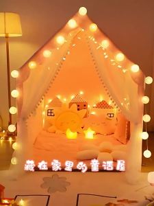 Princess Style Indoor Playhouse Baby Castle Toy House