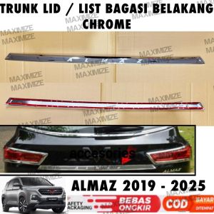 Trunk Lid List Belakang Wuling Almaz 2019 2023 2024 2025 Cover Chrome