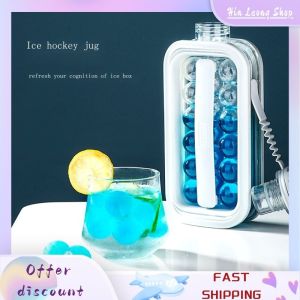 2 in 1 Ice Cube Molds Portable IceBall Maker Bottle Makes Ice Water Bottle Use for Home Party Beer Juice DIY Tool Kettle