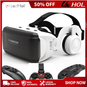 HOL 3D Box Shinecon Google Cardboard VR Box Headset Virtual Reality Glasses For 4.7-6.53 Inch SmartPhones