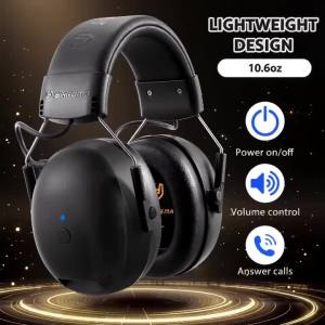 Shoot Bluetooth Headphones Combat Bluetooth Headphones NRR28DB Hearing Protection Earmuffs Noise Reduction Headphones