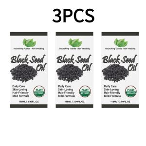 简素净 | 118ml BlackSeed Oil Plant Extract Nourishing Hair Care Essence Gentle Non Irritating Moisturizing Nourish Hair Care Essence