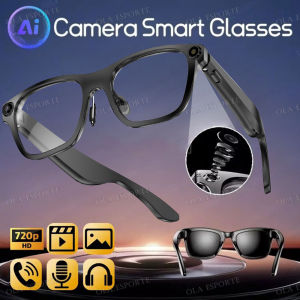 AI Smart Glasses For Men HD 1080P Camera Polarized Sunglasses Camera Video Recorder Security Sport DVR Surveillance Camcorder