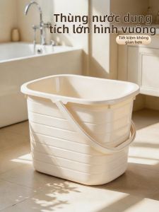 Jujiajia | Thùng Nước Hình Chữ Nhật Bằng Nhựa Bền