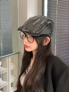 MATEYOYO ผู้หญิงหมวกเบเรเท่หมวกสไตล์เรโทรหมวกเบเร็ตวินเทจหมวกหมวกสไตล์ย้อนยุคสไตล์อังกฤษหมวกแบนหมวกหมวกสบาย ๆ