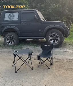 TrailTop Kursi & Meja Lipat Outdoor 1 Set Isi 3 PCS/ Tidak Perlu Instalasi