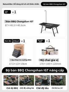 NatureHike | Bàn Nướng BBQ Dã Ngoại Gấp Được Tích Hợp Chế Biến Trà