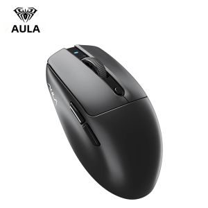 AULA | Chuột Chơi Game AULA V1 PAW3311 12000DPI Không Dây 55g Chuột Bluetooth Kép 1K Siêu Nhẹ Tiện Dụng Có Nút Điều Chỉnh Dpi Cho Văn Phòng
