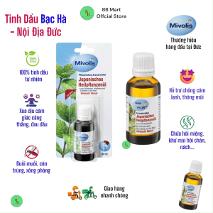 Tinh dầu thảo dược Bạc Hà Japanisches Nội địa Đức