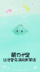 Mainan Mandi Bayi Swimming Turtle Kura Kura Paus Berenang