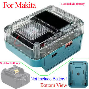 Digital Display Lithium Battery Adapter Converter For Makita For DeWalt For Milwaukee For M18 For Bosch Charger USB C Power Bank