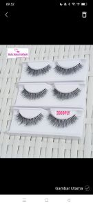 HAFIZAH Bulu Mata Tiga Dimensi 3D08Ply lisi 12 Pasang Lusinan Gratis Tutup Mika size shot