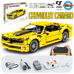 Đồ Chơi Lắp Ráp Mô Hình Điều Khiển Từ Xa Technic Siêu Xe Thể Thao Chevrolet Camaro Bumblebee SY8617 Với 1099+ Mảnh Ghép