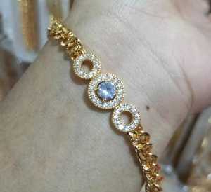 Medanbro Acc-1561 Gelang tangan wanita rantai Gelang titanium mata zc cakep