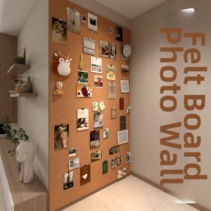 RUIYUE | Felt Wall Sticker Cork Board Vision Display Board