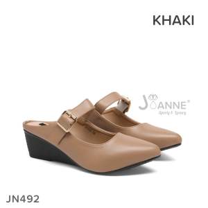 JOANNE Slop High Heels Shoes Sepatu Wanita #JN492