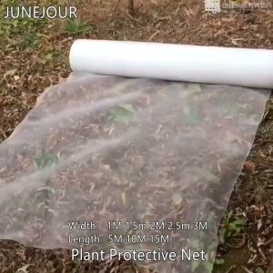 Anti Insect Pest Fly Net 60 Mesh Thickened Agricultural Breeding Garden Crop 10M Plant Protection Cover Netting Plant Protective Net Insect Bird Net Barrier Blind Mesh For Protect Your Plant Fruits Flower