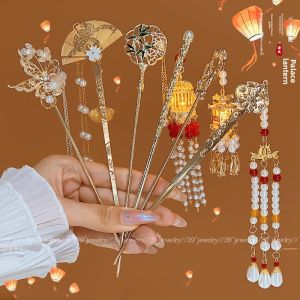 JIFANPAUL | New Chinese Vintage Graceful Tassel Hair Pin Headdress