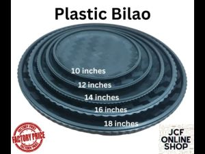 JCF Online Shop | PLASTIC BILAO Size 1012141618 inches | High Quality | Durable | Handaan | Pancit | Sushi / Maki bilao | Kitchenware | | Plasticware | Plastic Materials | Plastic consumables | Wholesale | Retail | Reusable | lightweight materials |