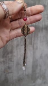 Kalindi Boho สไตล์ handmade ต่างหูโกธิคต่างหูอาเกตต่างหูสไตล์ Retroต่างหูสไตล์โบฮีเมียนต่างหูหินธรรมชาติต่างหูสไตล์วิคตอเรียน