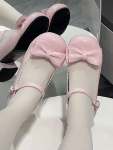 Original Soft Girl round Head Low Heel Mary Jane Lo Shoes Dream Island Fog Island Sweet Lolita Fashion Single Shoes for Youth