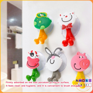 Amoki Cute Cartoon Animal Bathroom Plastic Toothbrush Holder