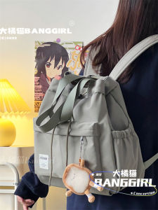 Túi Đeo Vai Đôi Nhỏ Nhẹ Thường Ngày Túi Đi Học Cho Nữ Túi Đi Làm Bằng Vải Nylon Có Khóa Kéo Túi Đeo Vai Mềm Có Ngăn Đựng Điện Thoại