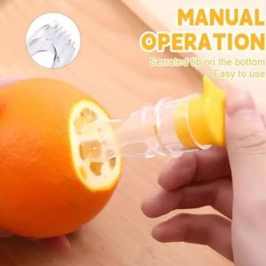 【New】Japanese Style Lemon Orange Juicer Manually Squeezers Pourer With Cover