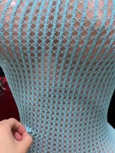 1 Đầm Lưới Xuyên Thấu Gợi Cảm Dành Cho Nữ Kiểu Ôm Sát Chất Liệu Nylon Dệt Kim Co Giãn Thích Hợp Cho Mùa Hè Đi Biển Hoặc Mặc Như Đồ Bơi.