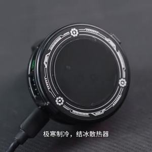 STTKGZD | Mobile Phone Ice Cooler Magnetic Cooling Fan Radiator For PUBG Gaming Back Clip Cool Heat Sink With Digital Temperature Display