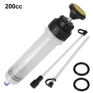 Bơm Chuyển Chất Lỏng Bằng Tay 200cc Bơm Tiêm Bình Chứa Dụng Cụ Hút Chất Lỏng Ô Tô Bơm Nhiên Liệu Nhựa Chống Thấm Nước Dùng Cho Ô Tô