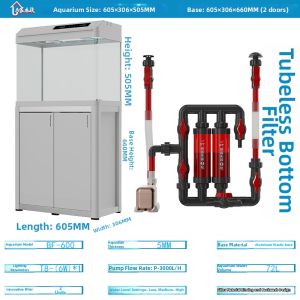 AJIASHUIZU | Convenient Automatic Water Change Aquarium