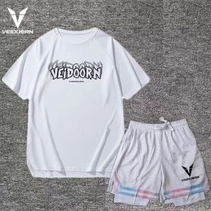 Vidont Summer Sports Shorts American Basketball Shooting Training Suit Mens Shorts Knee-Length Three-Quarter Length Sweat-Wicking