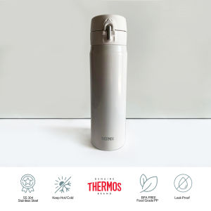 [Ginkgo Houseware - Ready Stock] Thermos JOH-500 500ML New Design Stainless Steel Thermal Insulated Smooth Open Flask Premium Tumbler for Office / Home / Travel - Keep Warm and Cold