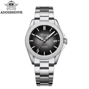 ADDIESDIVE 41mm Mens  Mechanical Watch Sapphire Glass 200m Water Resistance BGW9 Super Luminous Luxury Stainless Steel Watch