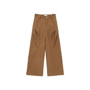 CuiBuju Mens Hoodie Jacket Loose Design Wide Leg Pants Set Sport Casual Outfit Autumn Long Sleeve Youth Fashion