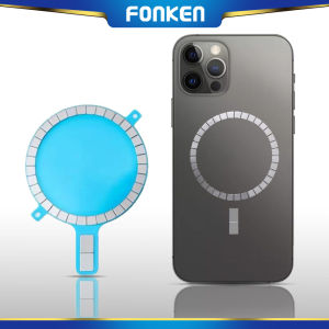 FONKEN 1/3Pcs Real Magnet Ring For Mag-safe Wireless Charging For i-phone 14 Pro Max 13 12 Mini Universal Magnetic Car Mount Plate Sticker