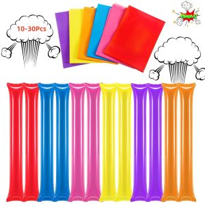 12Pcs Inflatable Clapping Stick Noise Maker Balloon Concert Inflatable Noise Maker Toy Plastic Cheerleading Spirit Stick Bam