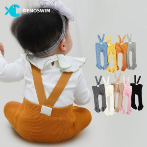 Quần Bó Quần áo trẻ em Denosim Quần Legging đai đeo em bé sơ sinh cho cả nam và nữ quần có dây eo cao cho trẻ mới biết đi quần trơn