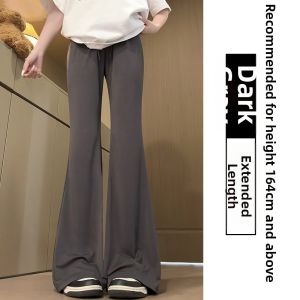 LANMENGYA | Cooling Ice Silk Bell Bottom Pants Flared Trousers